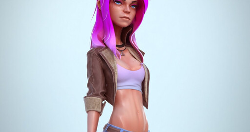 Speed Sculpt of Spring Girl in ZBrush