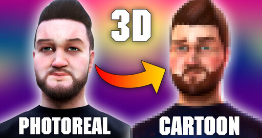 РЕАЛИСТИЧНЫЙ vs МУЛЬТЯШНЫЙ персонаж в 3D