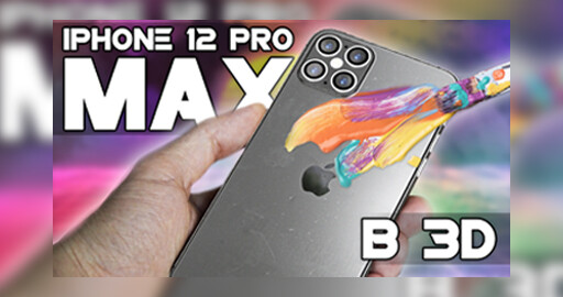 Iphone 12 PRO MAX в 3D и его кастомизация