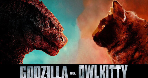 Godzilla vs. Cat (OwlKitty Parody)