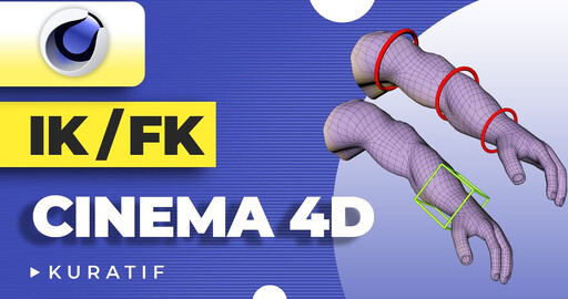 Cinema 4d переключатель ik / fk