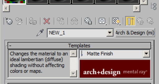 Дополнительные пресеты Arch&Design материала