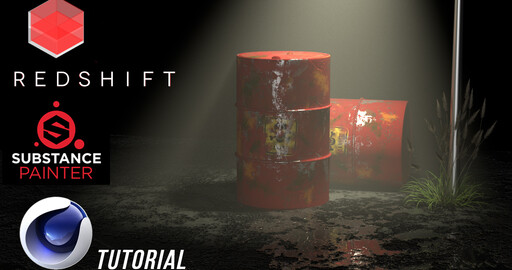 Рендер Redshift + Cinema 4D | Материалы Redshift и РЕНДЕР сцены