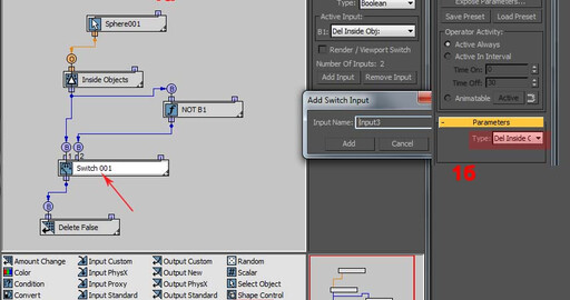 Particle Flow Tools: Box#3:Часть 2