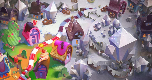 Арт-подборка: изучаем создание концептов и локаций для Candy Crush Friends Saga