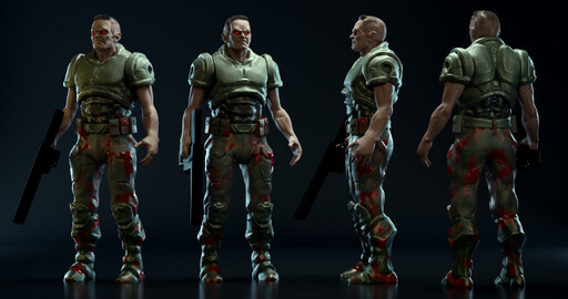 Зомби из Doom I / II WIP