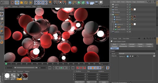 Cinema 4d: Cloth Tear / Luma Lights