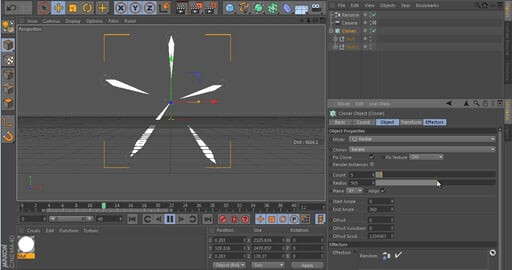 Cinema 4d: Создание простой 2д графики (замена shape layers)