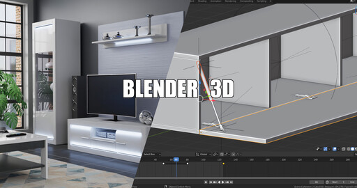 3D моделирование и анимация корпусной мебели