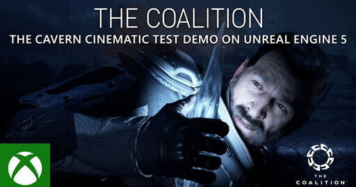 Тестовое демо Unreal Engine 5 -  "The Cavern" от студии The Coalition