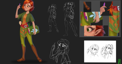 «После курса я сразу устроилась в AAA Game Art Studio. Сейчас делаю рекламные ролики для компании Playrix»