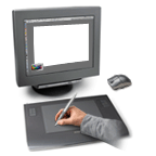 Adobe Photoshop Elements 3 в Wacom Intuos3