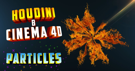 Экспорт частиц из Houdini в Cinema 4D | Birth Particles в Гудини для начинающих
