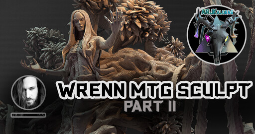 Запись создания фигурки Wrenn MTG Часть 2