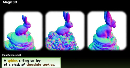 Нейроарт: Magic3d от Nvidia