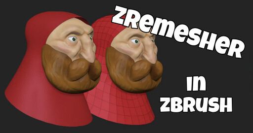 Быстрый Zremesher в Zbrush, для начинающих