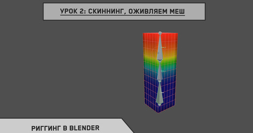 Серия уроков по риггингу в Blender. Урок 2: Скиннинг, оживляем меш