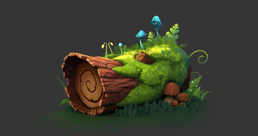 Making of Mossy Log