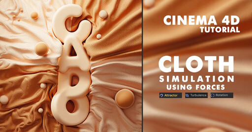 Симуляция ткани - Учебник по Cinema 4D