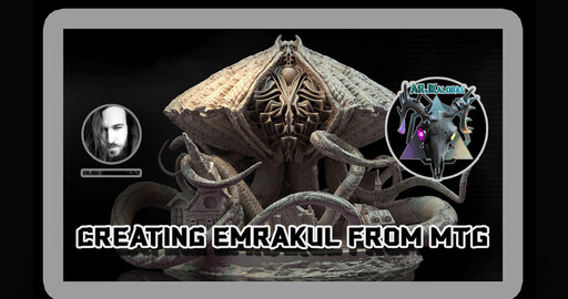 Создание Emrakul MTG часть 1