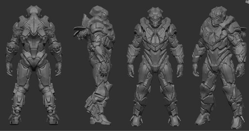 Создание персонажа в Zbrush