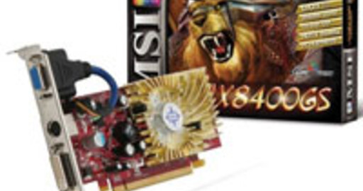 MSI выпускает 3D графический ускоритель серии NX8400GS