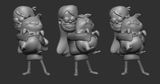 Создание скульпта Мейбл в Zbrush