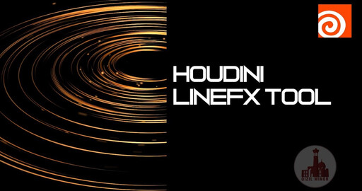 Houdini: Инструмент  создания эффектов бегущих линий - точек