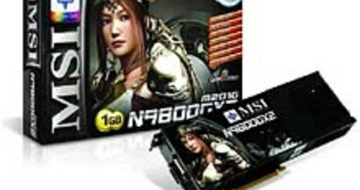 Серия графических карт MSI N9800GX2