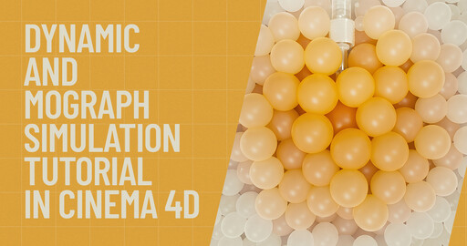 Урок по моделированию в Cinema 4d - Динамика+МоГраф