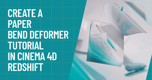 Cinema 4D - создание деформатора бумаги