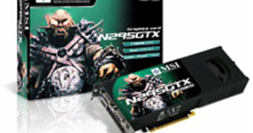 Новые серии графических карт N295GTX и N285GTX от MSI