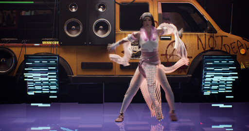 Dance actions (nCloth and Unreal)