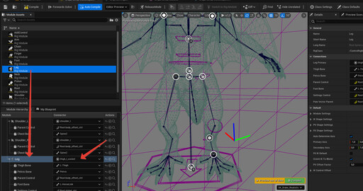 Modular Rig в UnrealEngine, проблемы и их решения
