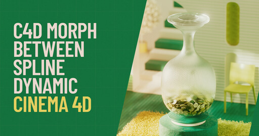 Морфинг между динамическими сплайнами в Cinema 4D