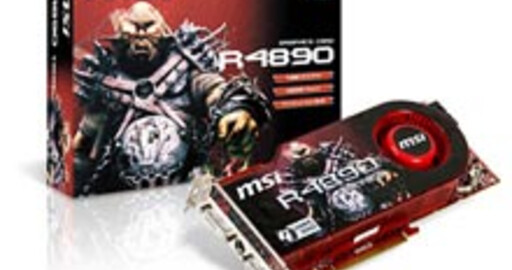 Новая графическая карта R4890-T2D1G от MSI с ультра широкополосной памятью GDDR5
