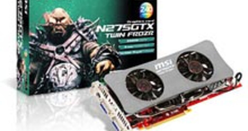 MSI представляет графическую карту N275GTX Twin Frozr