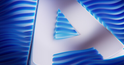Cinema 4D - абстрактная композиция