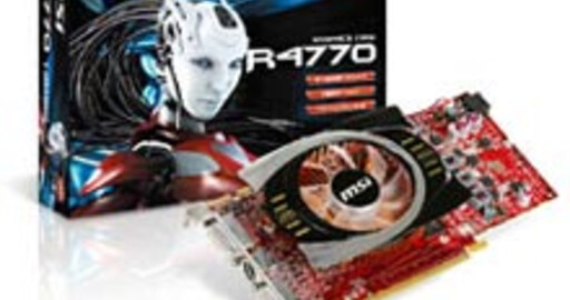 Новая графическая карта серии MSI R4770