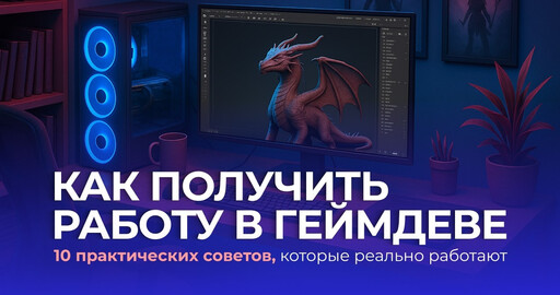 Что поможет 3D-художнику найти первую работу в геймдеве? ТОП-10 рекомендаций от лидов и HR игровых студий