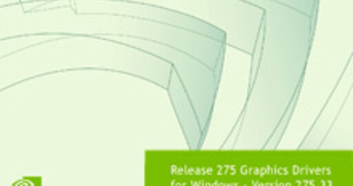 NVIDIA GeForce / ION Driver 275.33