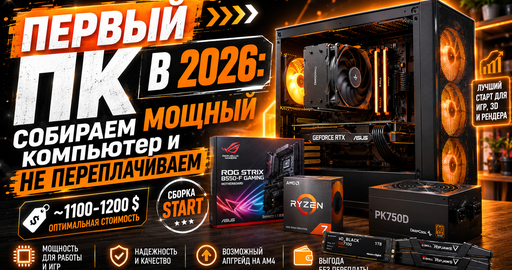 ПЕРВЫЙ ПК В 2026: Собираем сбалансированный компьютер и не переплачиваем