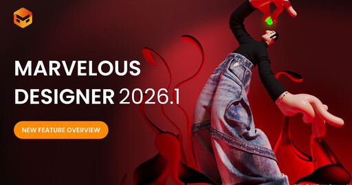 Marvelous Designer 2026.1 научился рвать одежду по швам прямо в симуляции