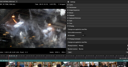 DJV 3.5: бесплатный VFX-просмотровщик переходит на открытые стандарты OpenImageIO и OpenColorIO
