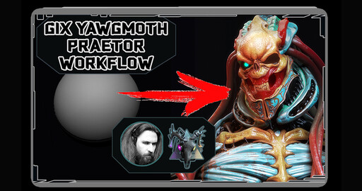 Создание STL Gix Yawgmoth Praetor