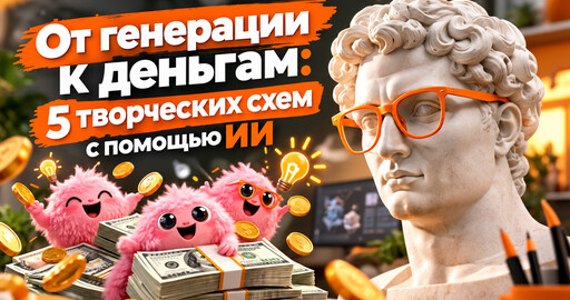 От генерации к Монетизации. 5 творческих идей для реализации с ИИ