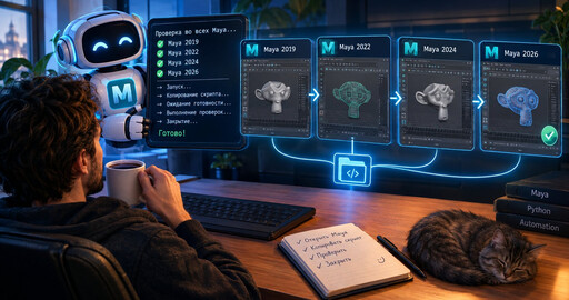 Как быстро проверять скрипты во всех Maya