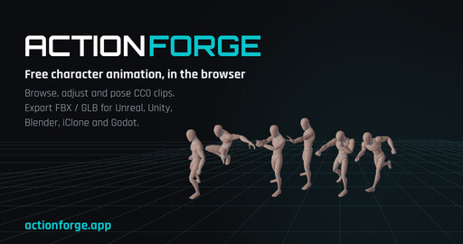 ActionForge — бесплатная браузерная альтернатива Mixamo