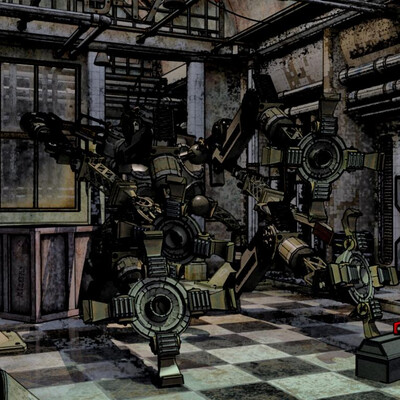 Last haven of the fighting robot