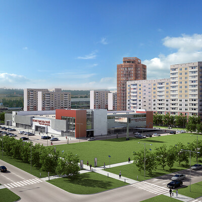 Торговый комплекс "Комсомольский" г.Красноярск